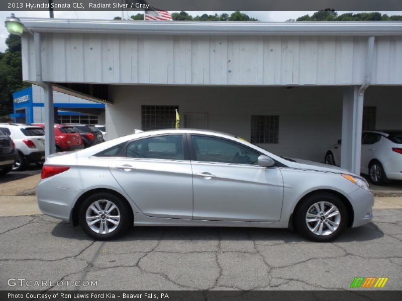 Radiant Silver / Gray 2013 Hyundai Sonata GLS