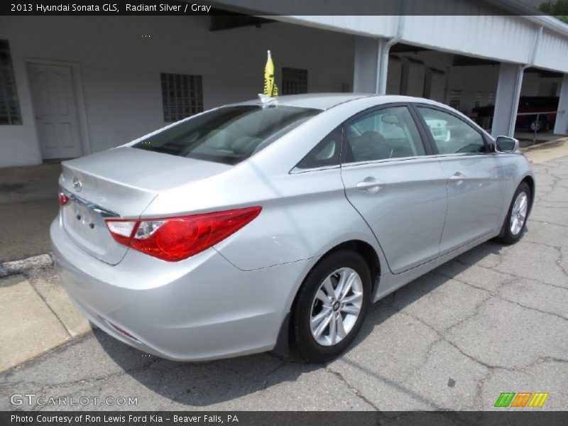 Radiant Silver / Gray 2013 Hyundai Sonata GLS