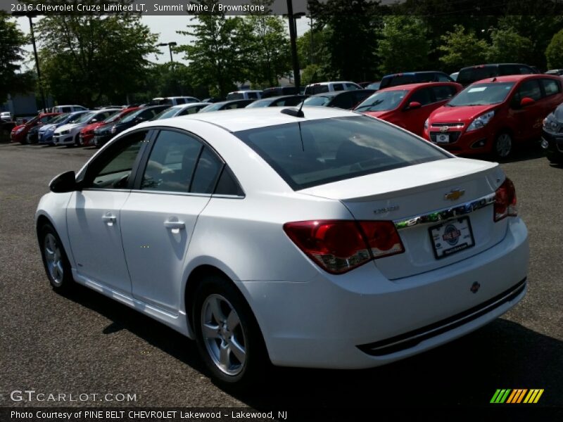 Summit White / Brownstone 2016 Chevrolet Cruze Limited LT