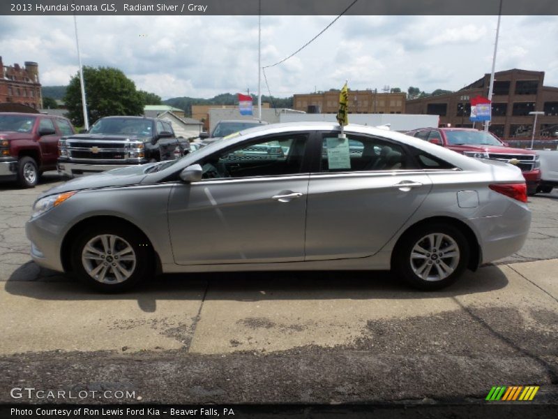 Radiant Silver / Gray 2013 Hyundai Sonata GLS