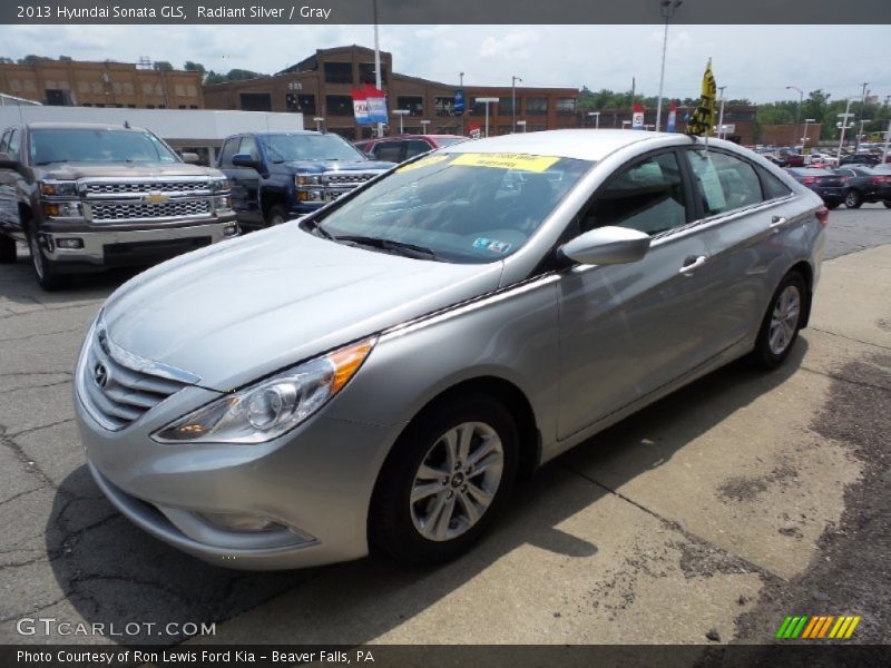 Radiant Silver / Gray 2013 Hyundai Sonata GLS