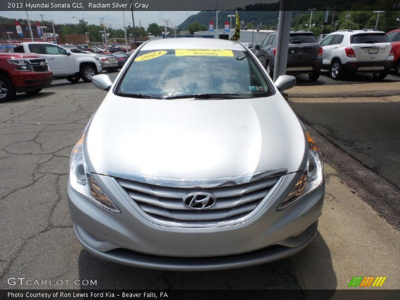 Radiant Silver / Gray 2013 Hyundai Sonata GLS