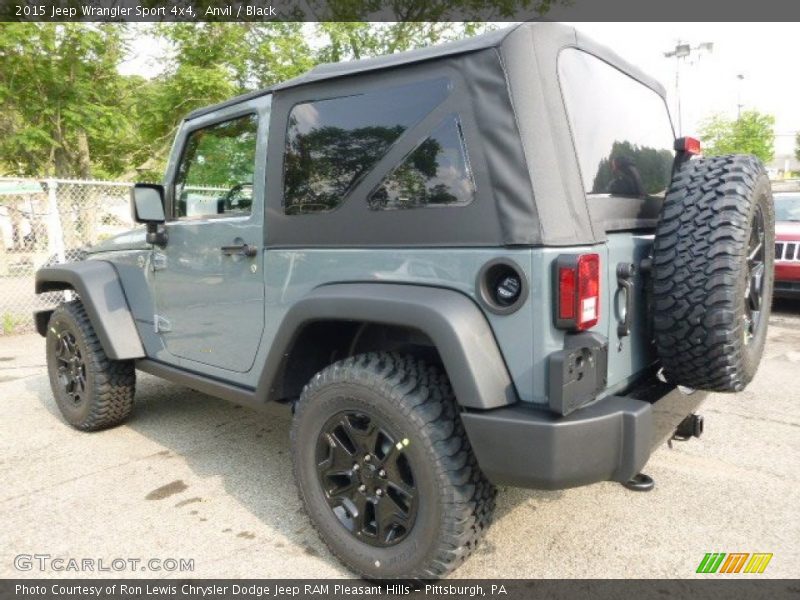 Anvil / Black 2015 Jeep Wrangler Sport 4x4