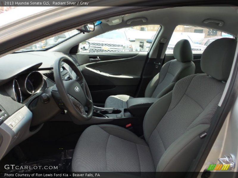 Radiant Silver / Gray 2013 Hyundai Sonata GLS