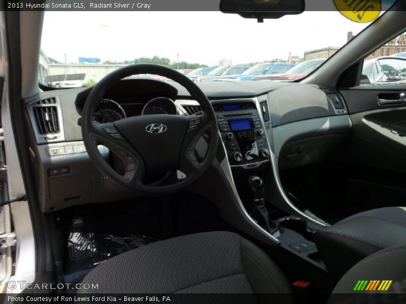 Radiant Silver / Gray 2013 Hyundai Sonata GLS