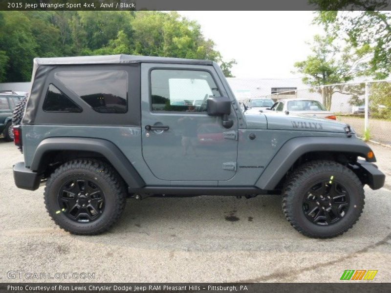 Anvil / Black 2015 Jeep Wrangler Sport 4x4