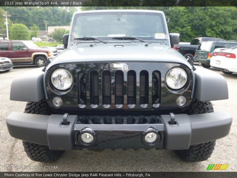 Anvil / Black 2015 Jeep Wrangler Sport 4x4