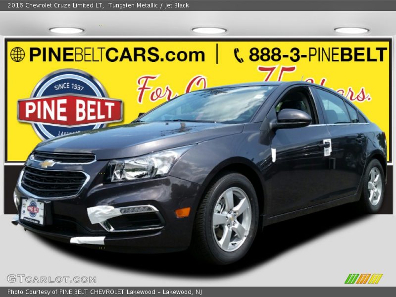 Tungsten Metallic / Jet Black 2016 Chevrolet Cruze Limited LT