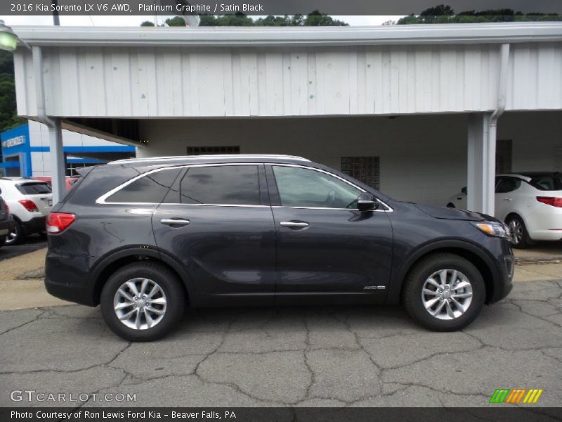 Platinum Graphite / Satin Black 2016 Kia Sorento LX V6 AWD