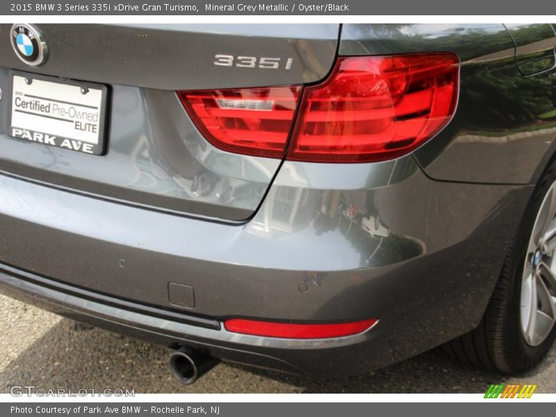 Mineral Grey Metallic / Oyster/Black 2015 BMW 3 Series 335i xDrive Gran Turismo