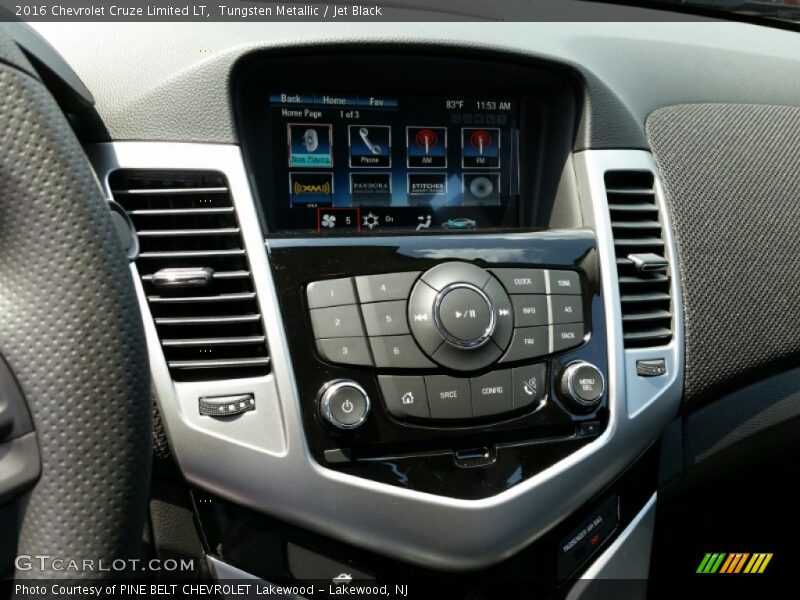 Tungsten Metallic / Jet Black 2016 Chevrolet Cruze Limited LT