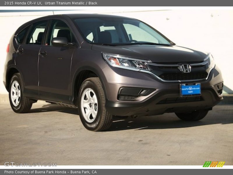 Urban Titanium Metallic / Black 2015 Honda CR-V LX