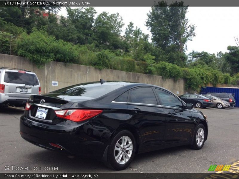 Midnight Black / Gray 2013 Hyundai Sonata GLS