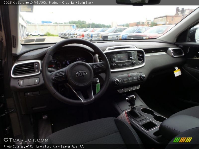 Platinum Graphite / Satin Black 2016 Kia Sorento LX V6 AWD