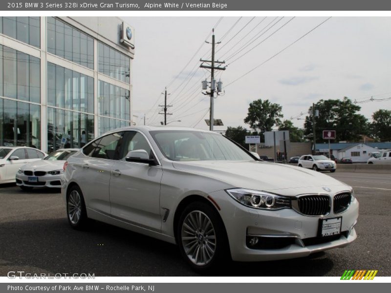 Alpine White / Venetian Beige 2015 BMW 3 Series 328i xDrive Gran Turismo