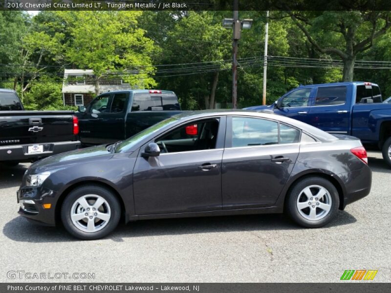 Tungsten Metallic / Jet Black 2016 Chevrolet Cruze Limited LT