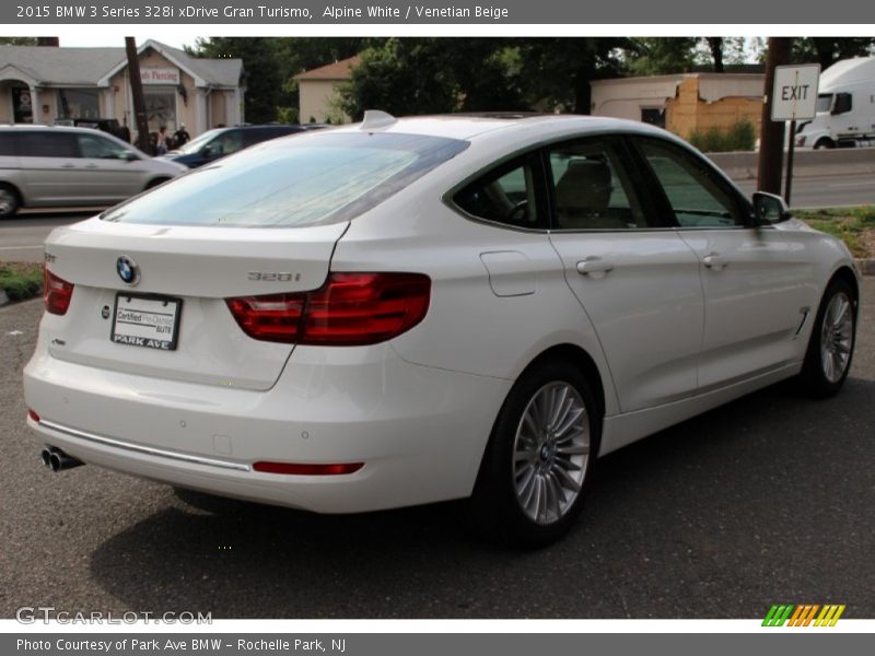 Alpine White / Venetian Beige 2015 BMW 3 Series 328i xDrive Gran Turismo