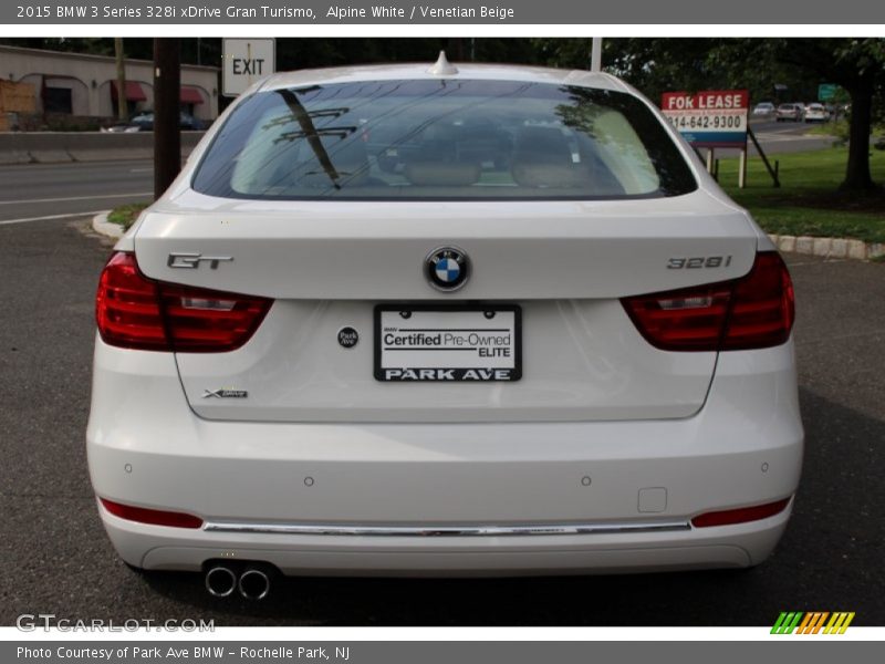 Alpine White / Venetian Beige 2015 BMW 3 Series 328i xDrive Gran Turismo