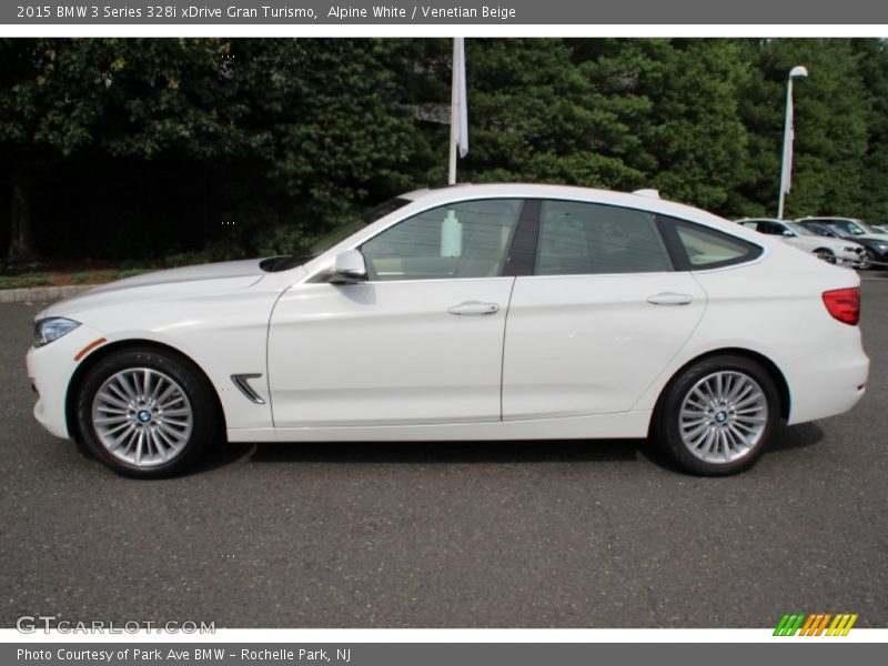 Alpine White / Venetian Beige 2015 BMW 3 Series 328i xDrive Gran Turismo