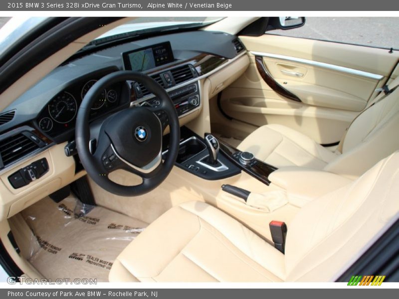 Alpine White / Venetian Beige 2015 BMW 3 Series 328i xDrive Gran Turismo