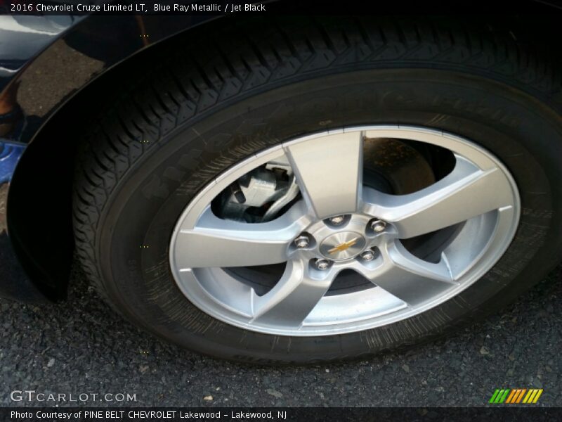 Blue Ray Metallic / Jet Black 2016 Chevrolet Cruze Limited LT