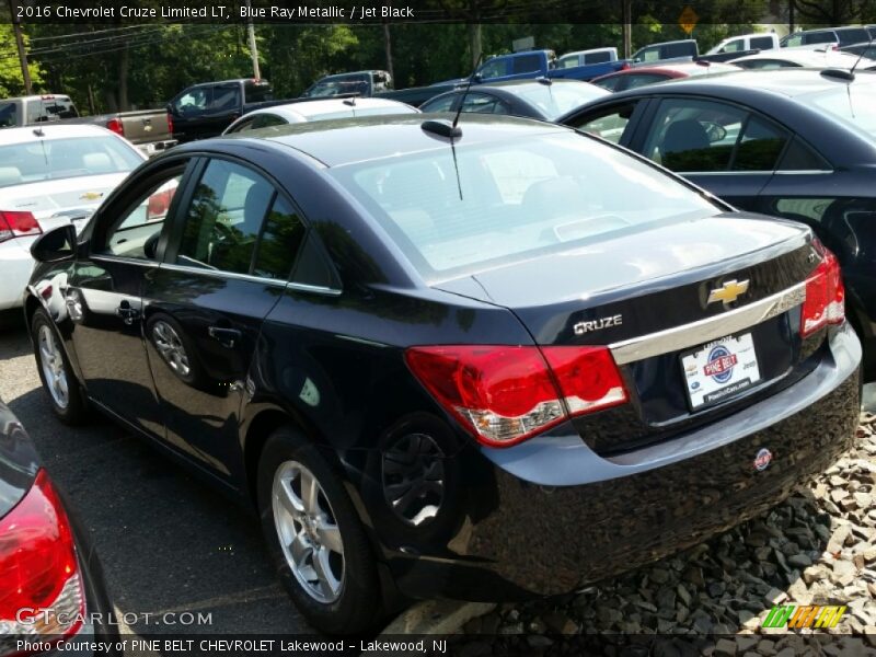Blue Ray Metallic / Jet Black 2016 Chevrolet Cruze Limited LT