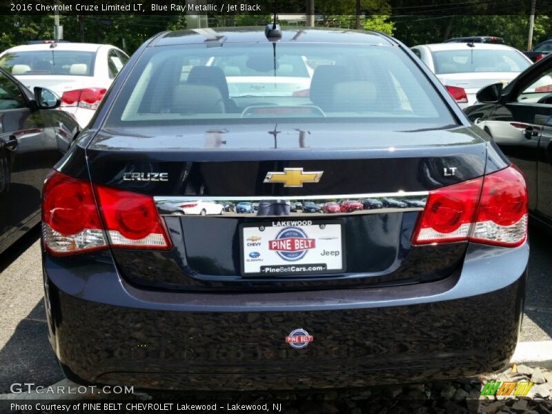 Blue Ray Metallic / Jet Black 2016 Chevrolet Cruze Limited LT