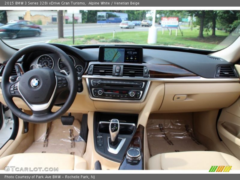 Alpine White / Venetian Beige 2015 BMW 3 Series 328i xDrive Gran Turismo