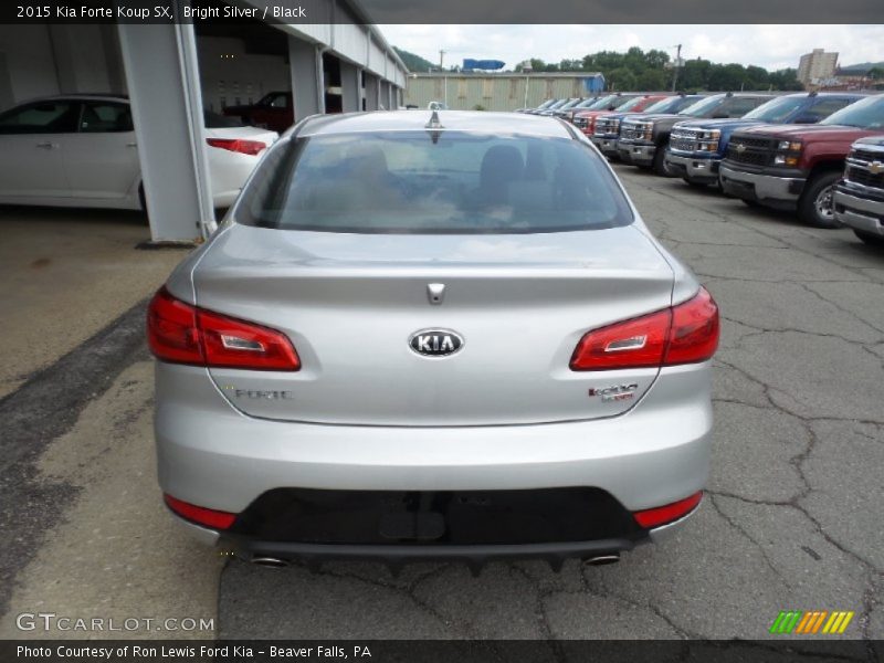 Bright Silver / Black 2015 Kia Forte Koup SX