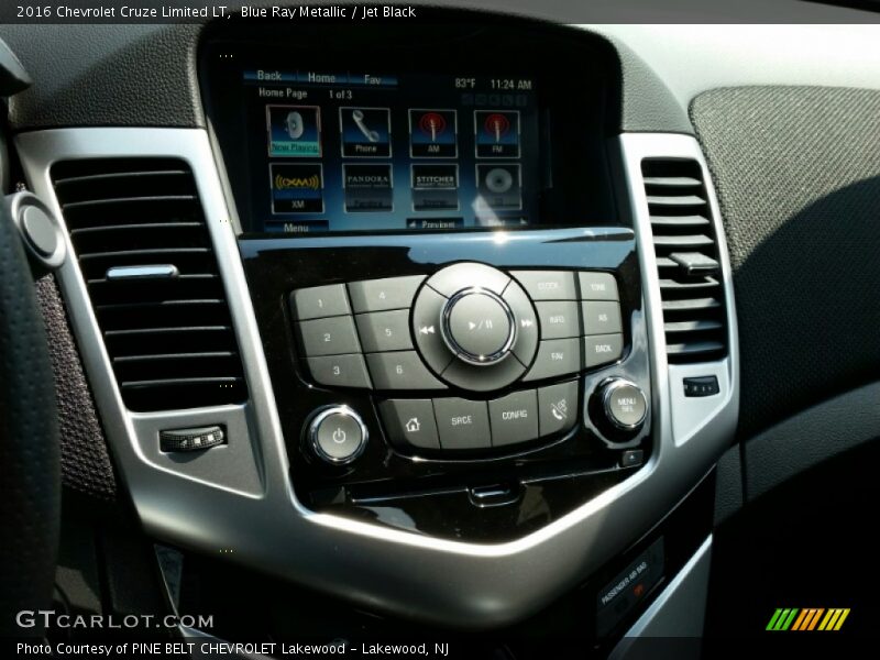 Blue Ray Metallic / Jet Black 2016 Chevrolet Cruze Limited LT