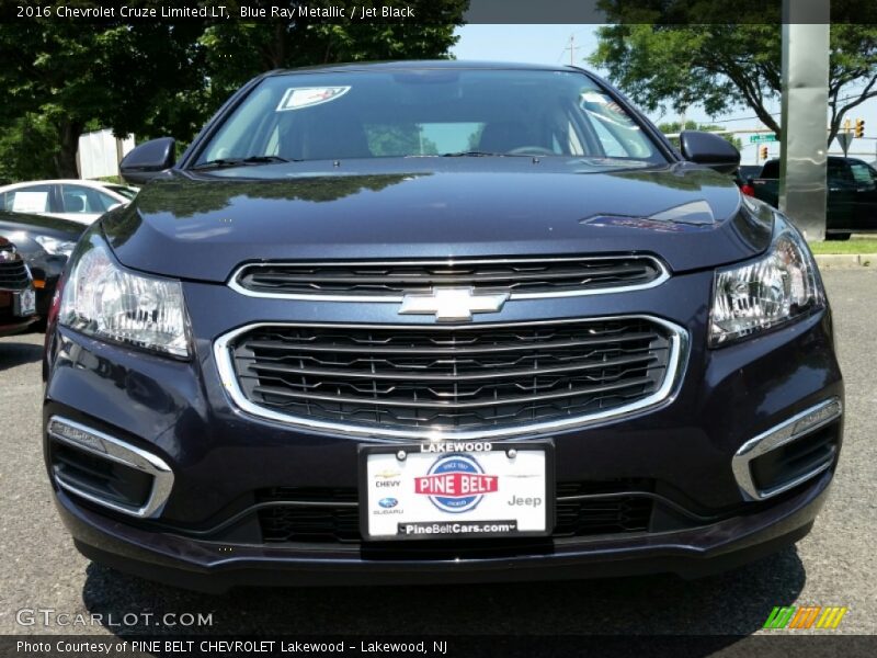 Blue Ray Metallic / Jet Black 2016 Chevrolet Cruze Limited LT