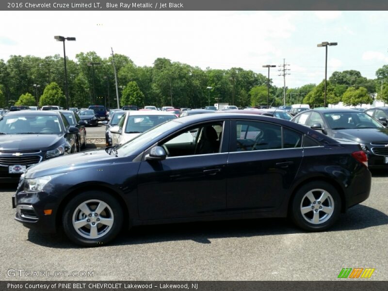 Blue Ray Metallic / Jet Black 2016 Chevrolet Cruze Limited LT