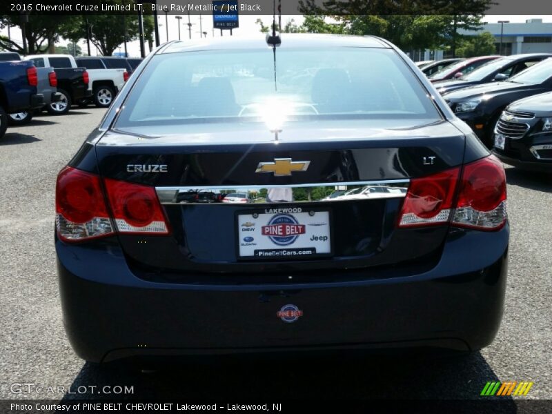 Blue Ray Metallic / Jet Black 2016 Chevrolet Cruze Limited LT