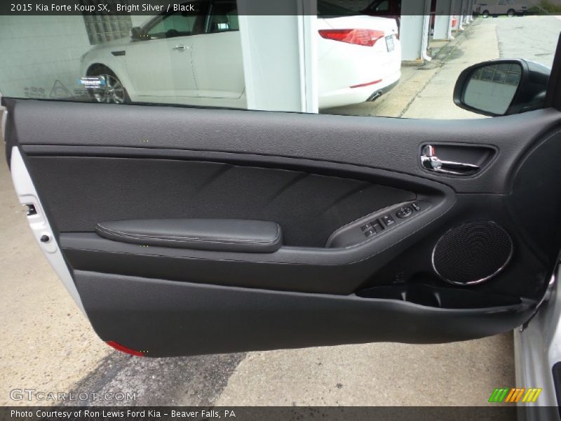 Bright Silver / Black 2015 Kia Forte Koup SX