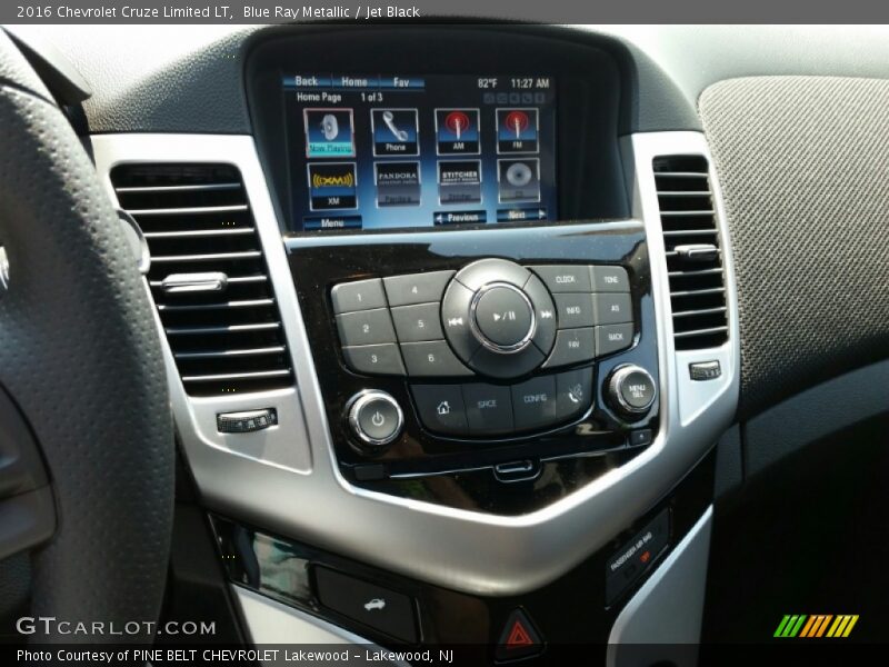 Blue Ray Metallic / Jet Black 2016 Chevrolet Cruze Limited LT