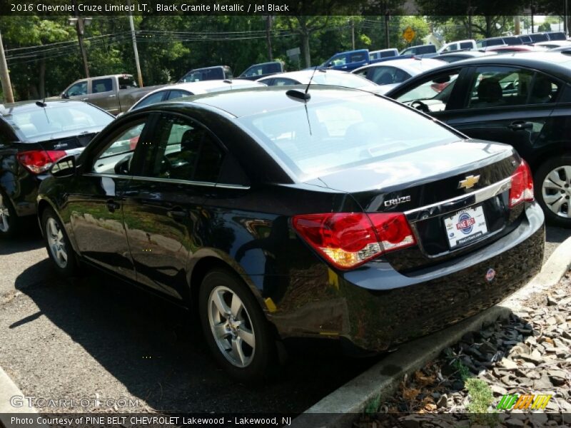 Black Granite Metallic / Jet Black 2016 Chevrolet Cruze Limited LT