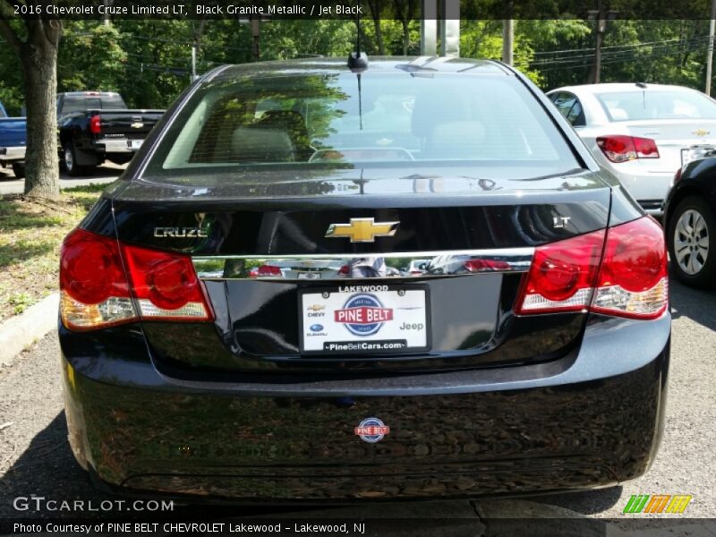 Black Granite Metallic / Jet Black 2016 Chevrolet Cruze Limited LT