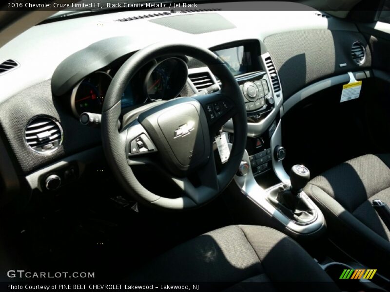 Black Granite Metallic / Jet Black 2016 Chevrolet Cruze Limited LT