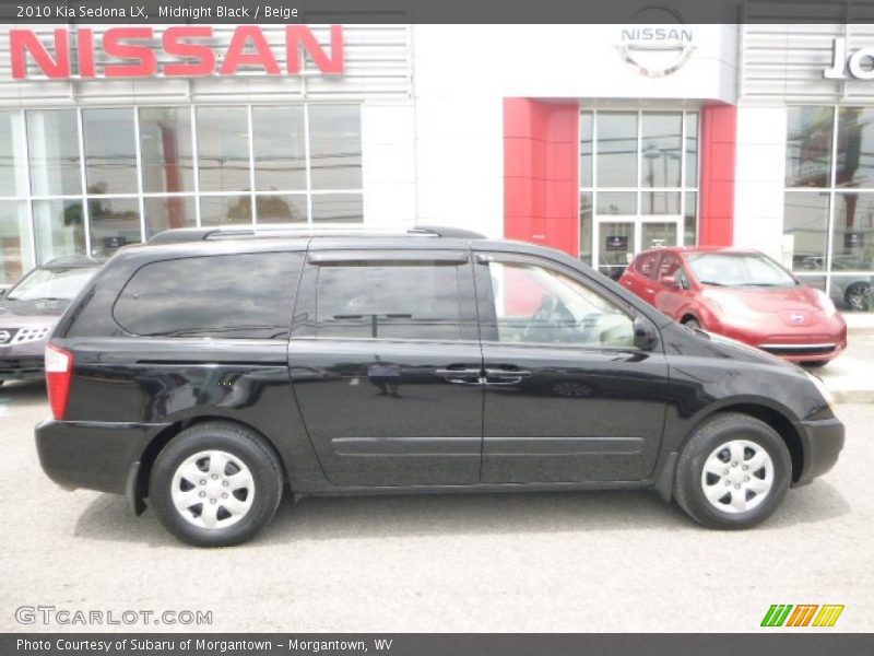 Midnight Black / Beige 2010 Kia Sedona LX