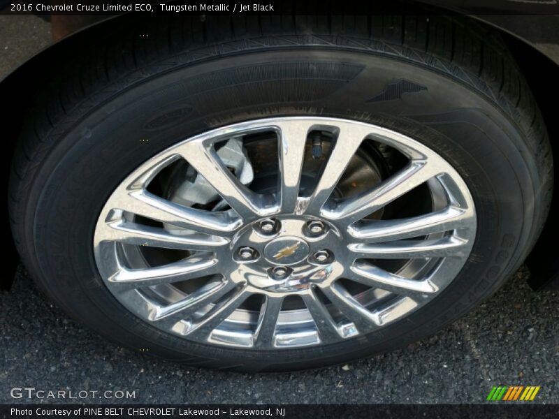 Tungsten Metallic / Jet Black 2016 Chevrolet Cruze Limited ECO