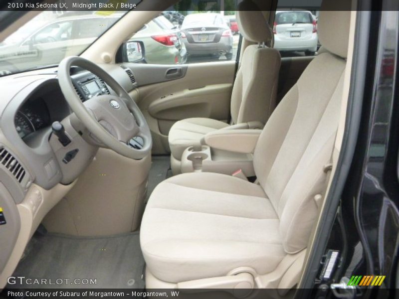 Midnight Black / Beige 2010 Kia Sedona LX