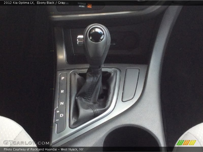 Ebony Black / Gray 2012 Kia Optima LX