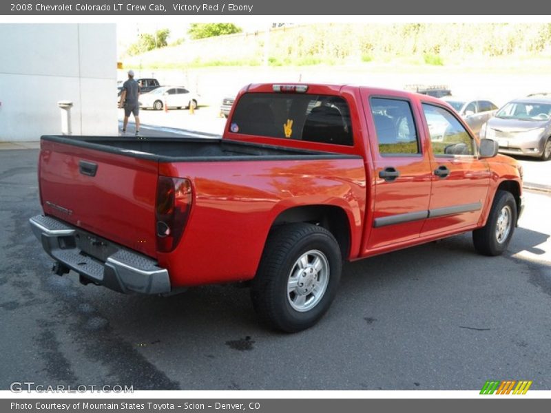 Victory Red / Ebony 2008 Chevrolet Colorado LT Crew Cab