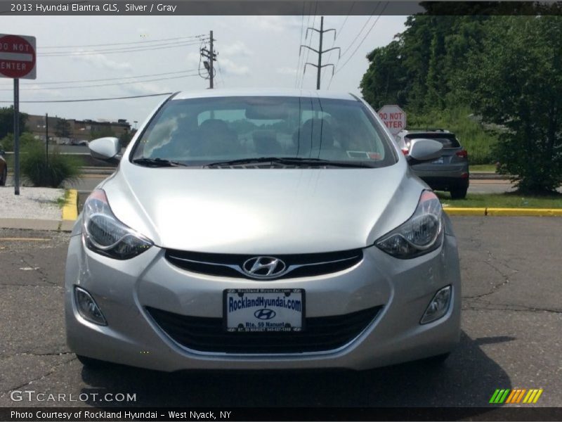 Silver / Gray 2013 Hyundai Elantra GLS