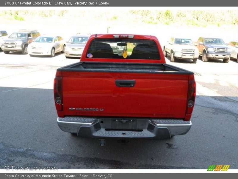 Victory Red / Ebony 2008 Chevrolet Colorado LT Crew Cab