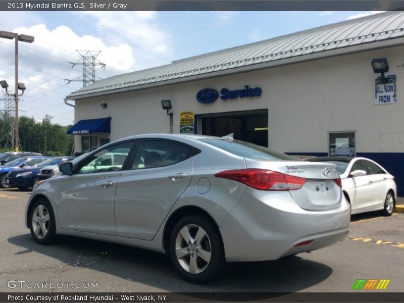 Silver / Gray 2013 Hyundai Elantra GLS