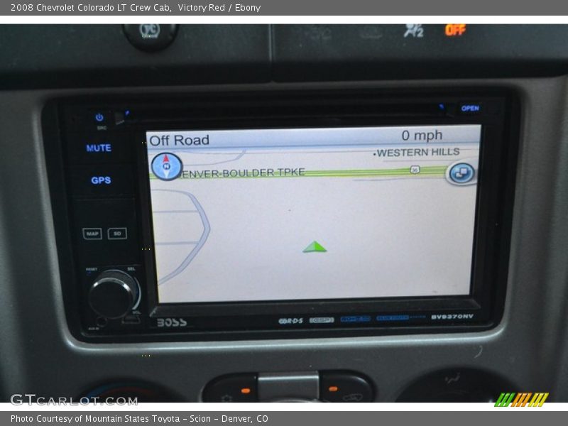 Victory Red / Ebony 2008 Chevrolet Colorado LT Crew Cab