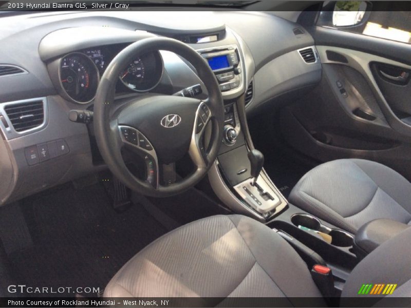 Silver / Gray 2013 Hyundai Elantra GLS
