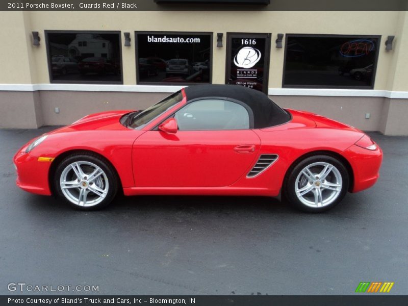 Guards Red / Black 2011 Porsche Boxster