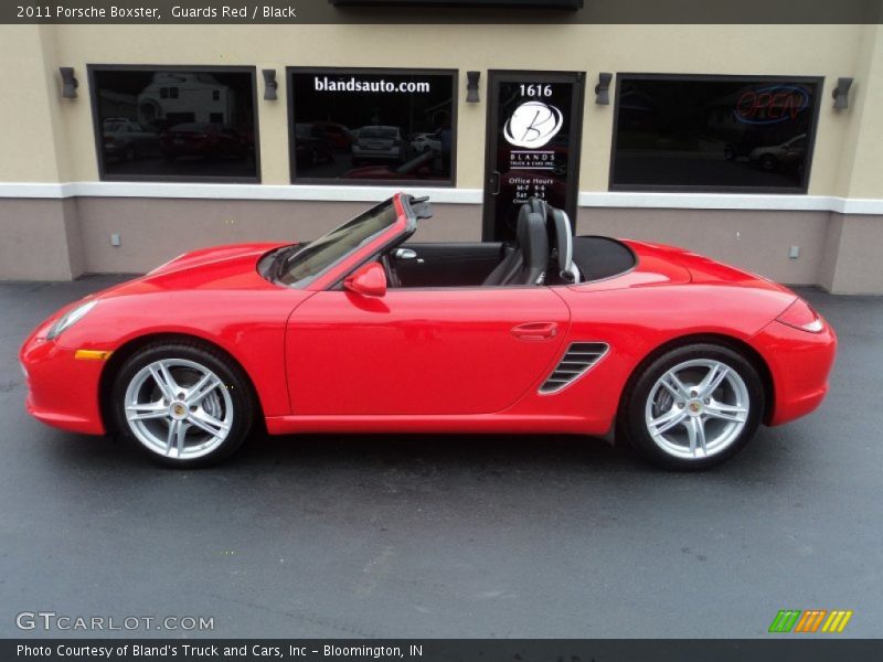 Guards Red / Black 2011 Porsche Boxster